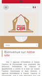 Mobile Screenshot of cbrimmobilier.fr